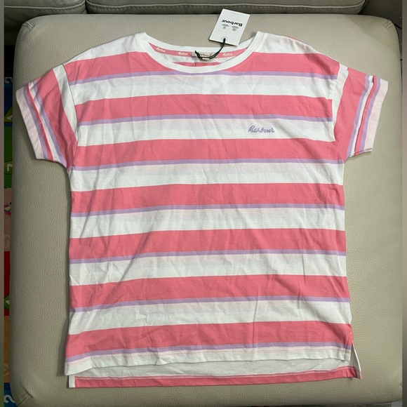 NWT - Barbour Women’s Striped T Shirt - US Size 6 / M - Picture 4 of 9